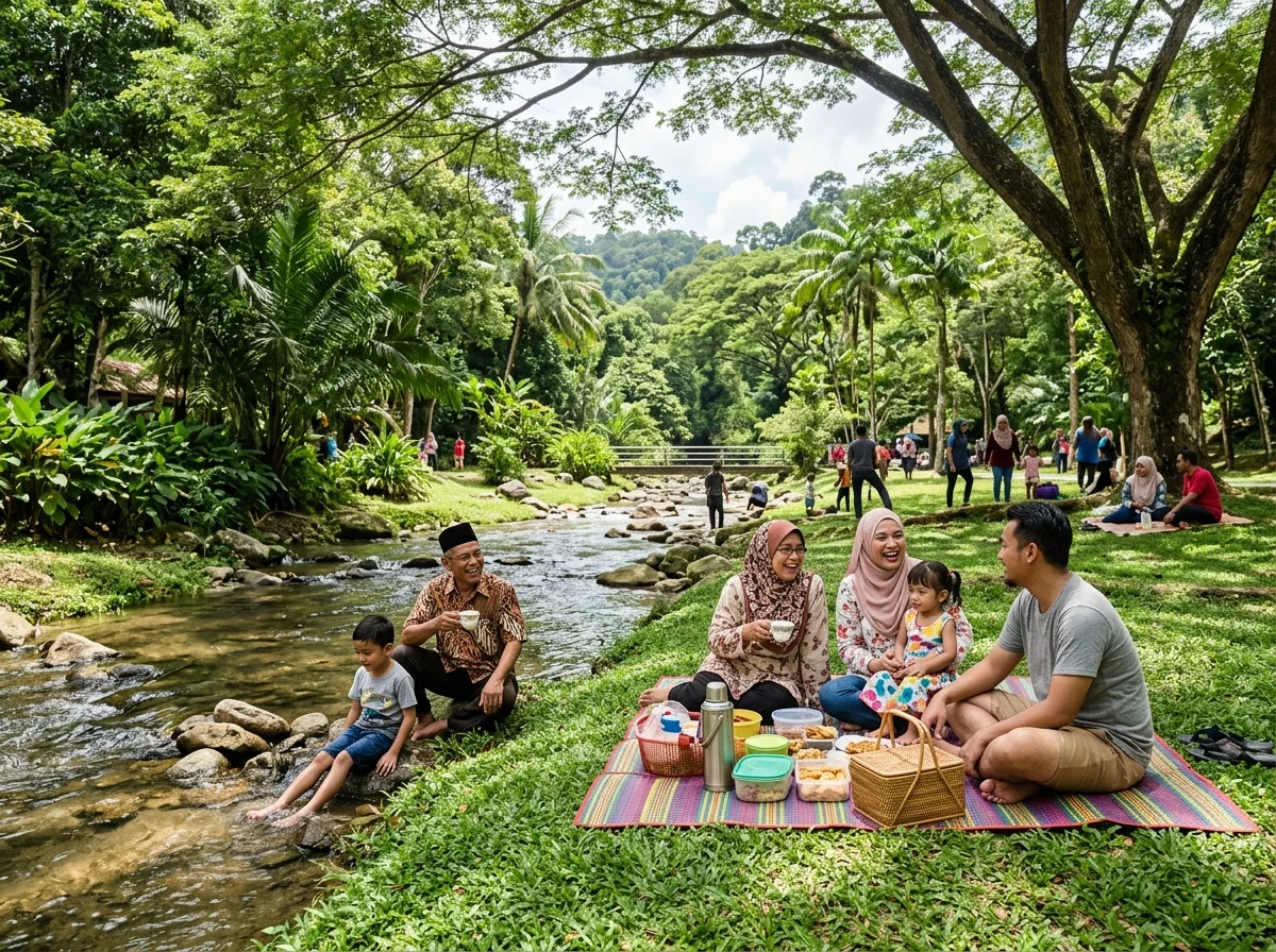 Riadah hijau percuma di Taman Rekreasi Bukit Air