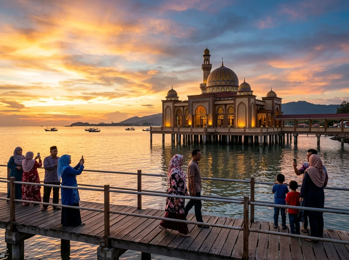 Masjid Terapung Al-Hussain di Kuala Perlis