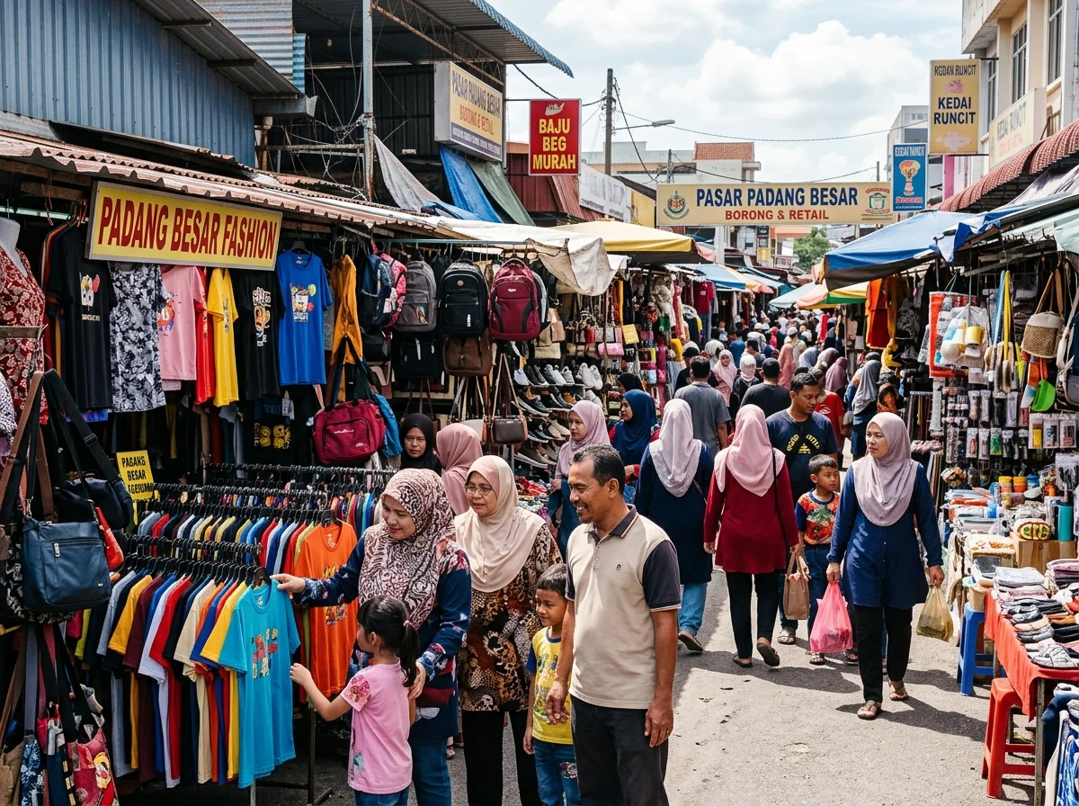 Melihat-lihat di bandar sempadan Padang Besar