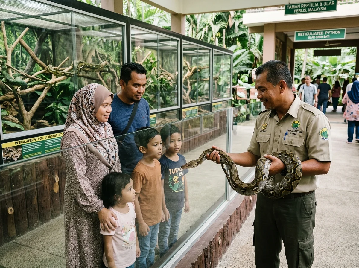 Taman Ular & Reptilia Perlis di Sungai Batu Pahat
