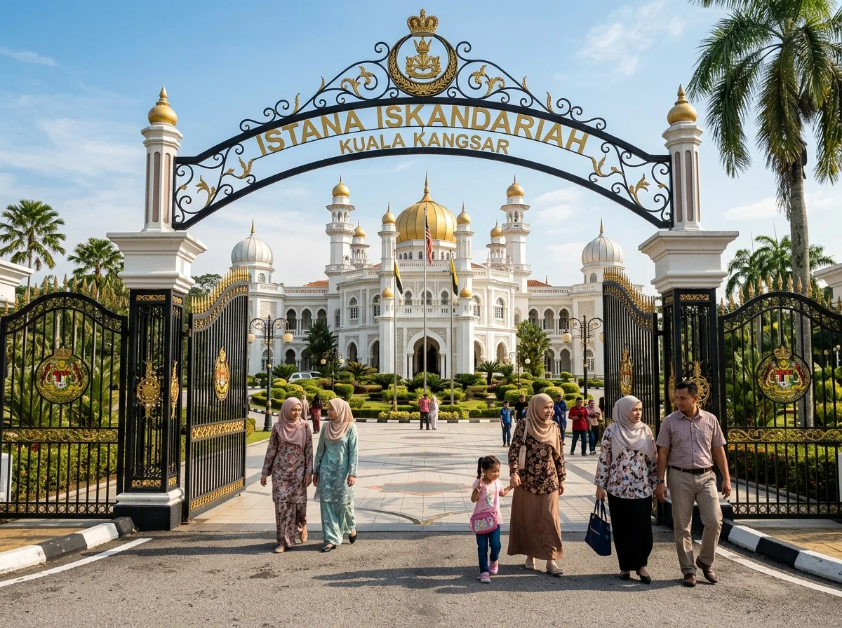 Istana Iskandariah, istana rasmi Sultan Perak di Bukit Chandan