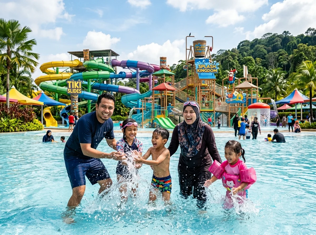 Taman air keluarga Bangi Wonderland dekat Kajang