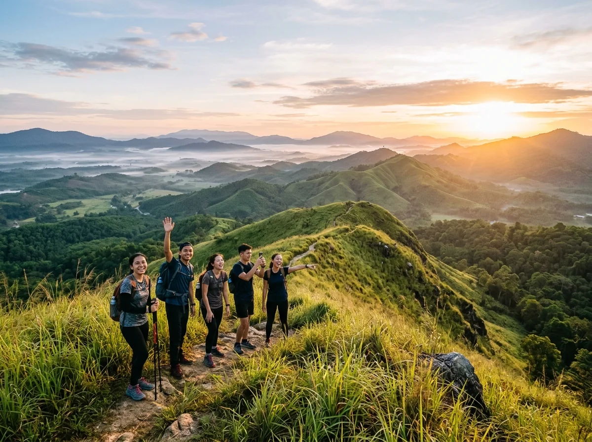 Pendakian percuma Bukit Broga laluan awam