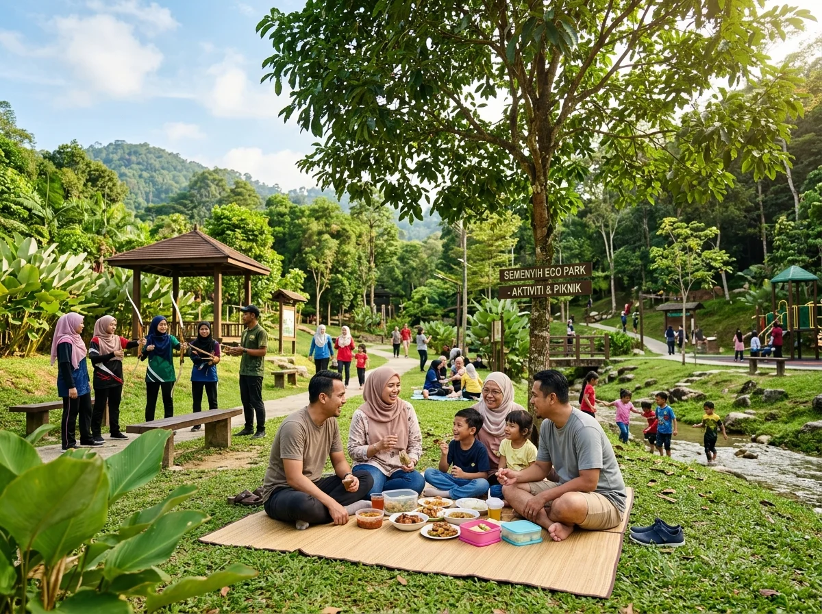 Aktiviti eco dan berkelah di kawasan Semenyih