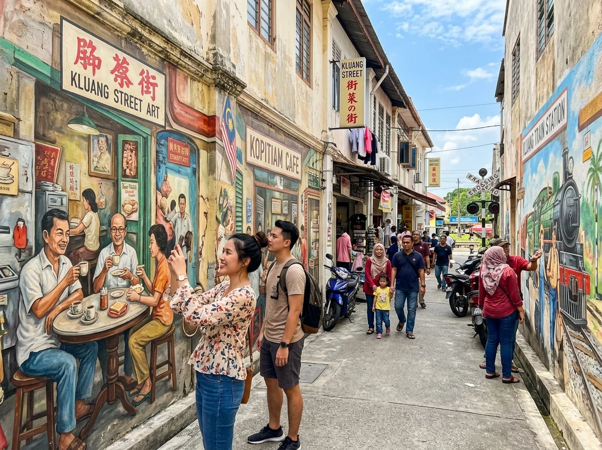Mural seni jalanan percuma di Kluang