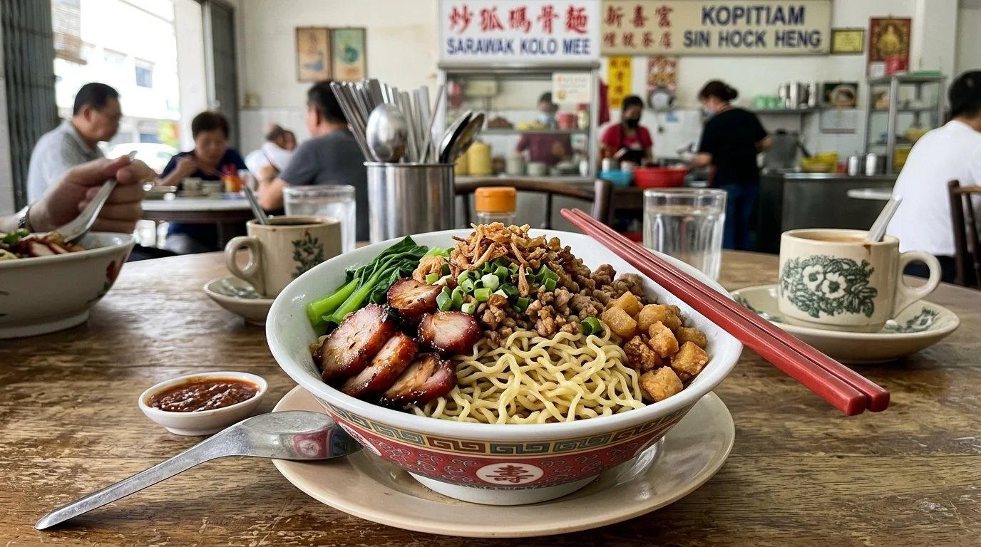 Kolo mee khas Kuching