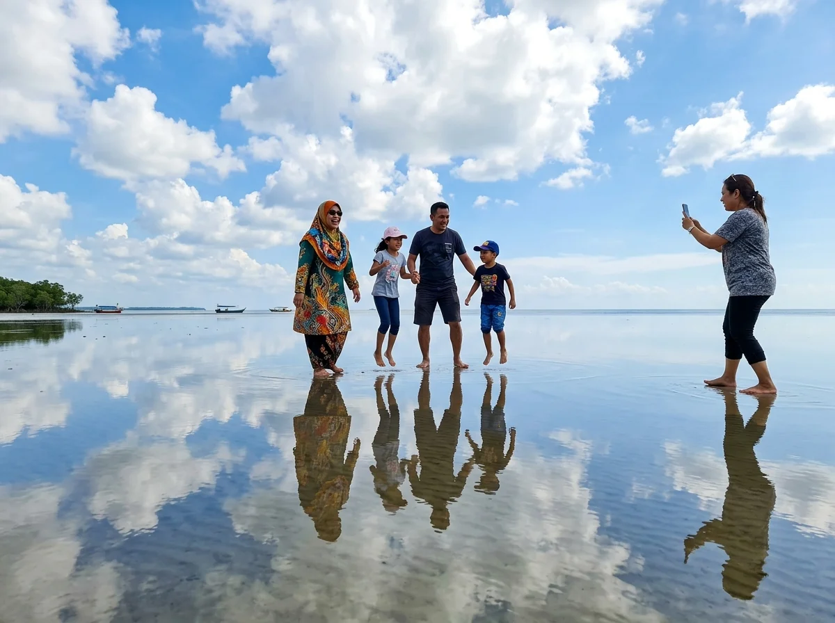Hari 2 melawat Sky Mirror pada waktu pagi