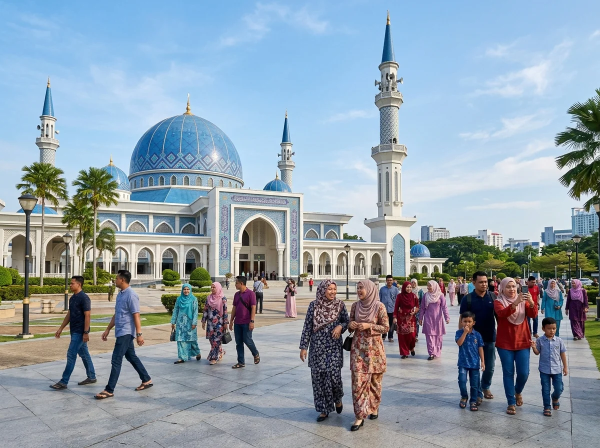 Hari 3 melawat Masjid Negeri dan beli-belah di bandar Kuantan