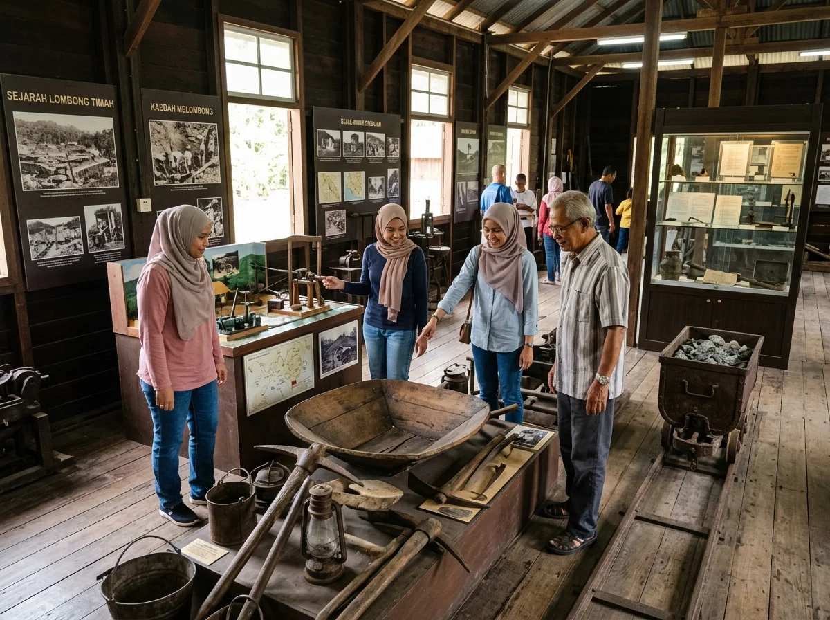 Muzium Sungai Lembing yang memaparkan sejarah lombong bijih timah