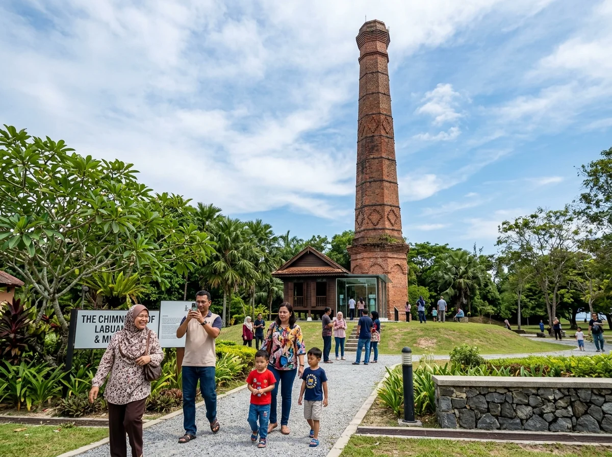 The Chimney menara bata merah bersejarah Labuan