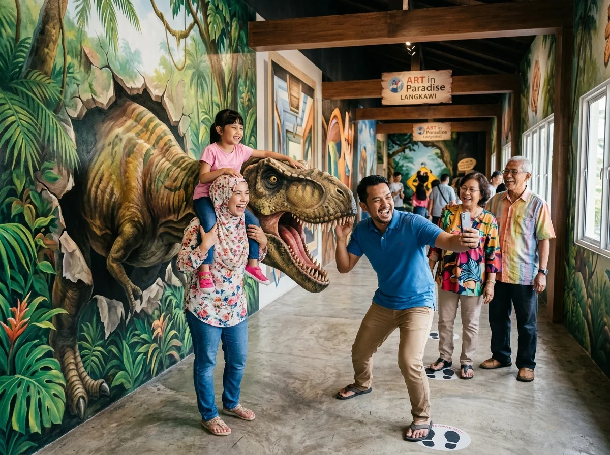 Muzium Seni 3D interaktif di Oriental Village Langkawi