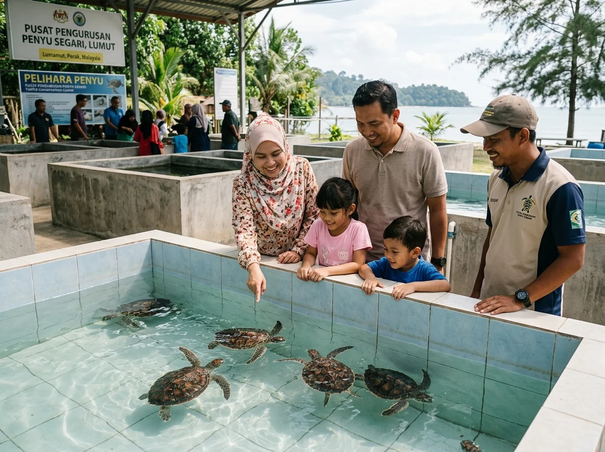 Pusat Pengurusan Penyu Segari berhampiran Lumut