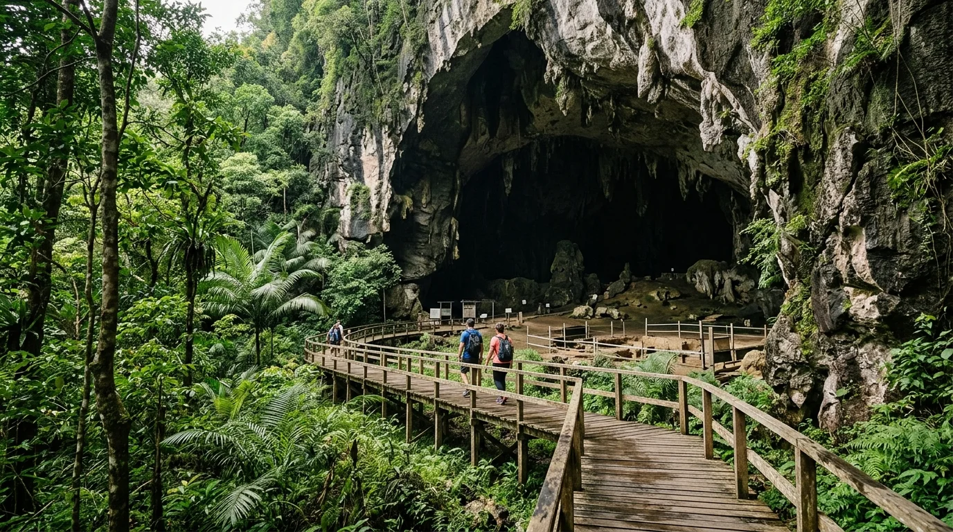 Mulut Gua Besar Niah National Park Sarawak