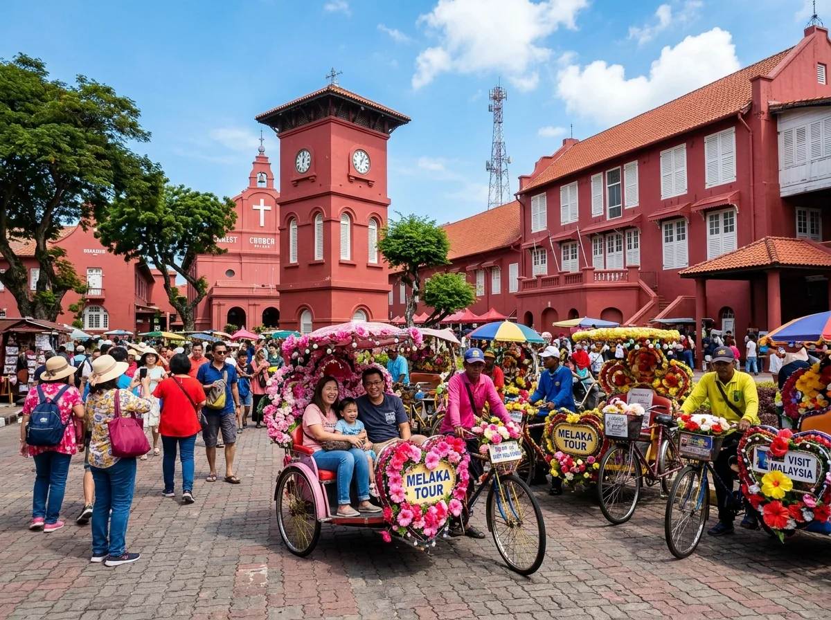 Hari 1 — kawasan warisan teras Melaka