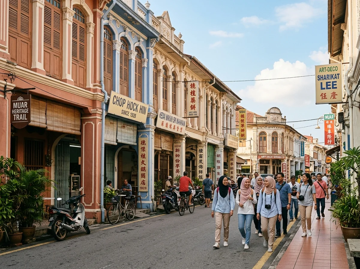 Berjalan kaki menjelajah pekan lama Muar