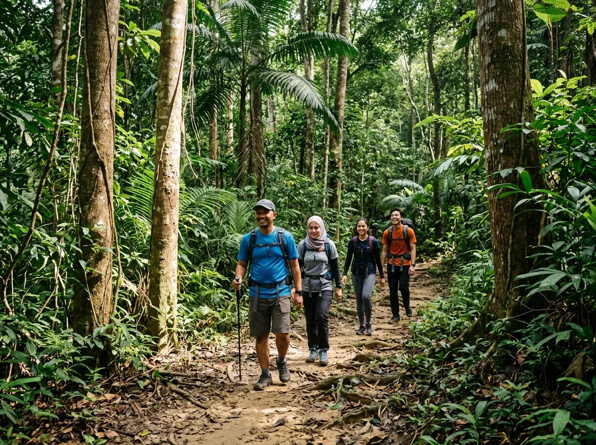 Hiking percuma di Kota Damansara Community Forest Petaling Jaya