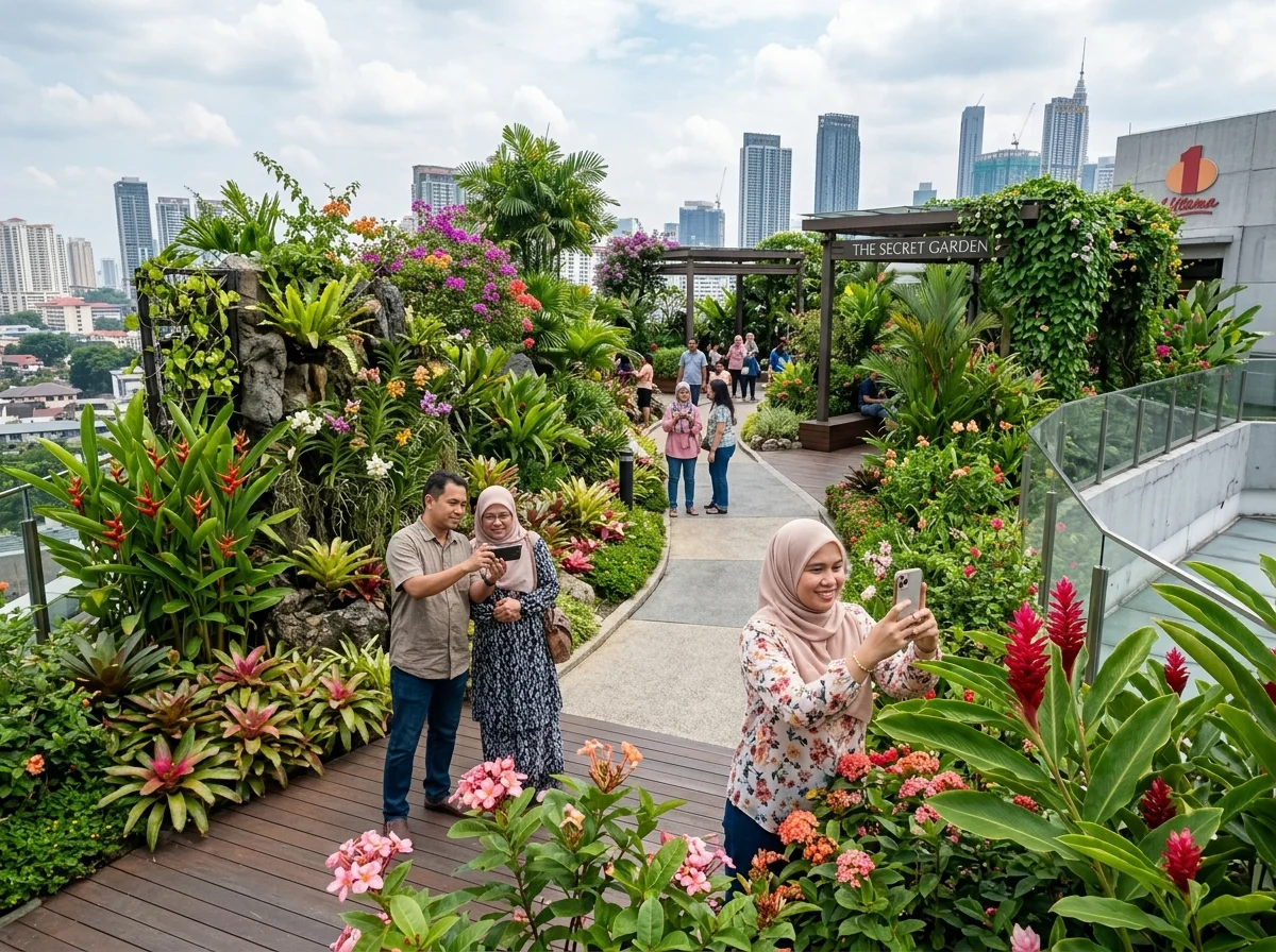 Secret Garden bumbung 1 Utama yang percuma di Petaling Jaya