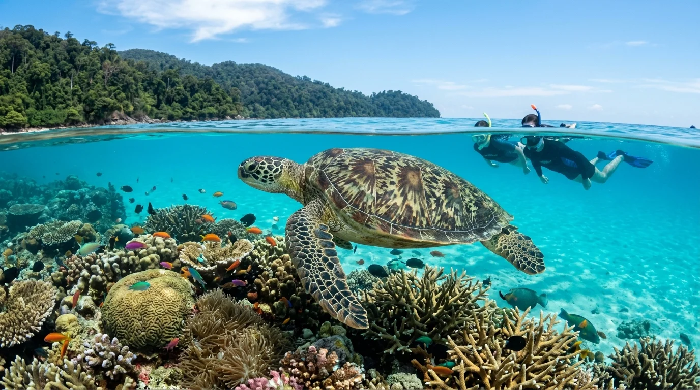 Penyu hijau Pulau Satang Kuching