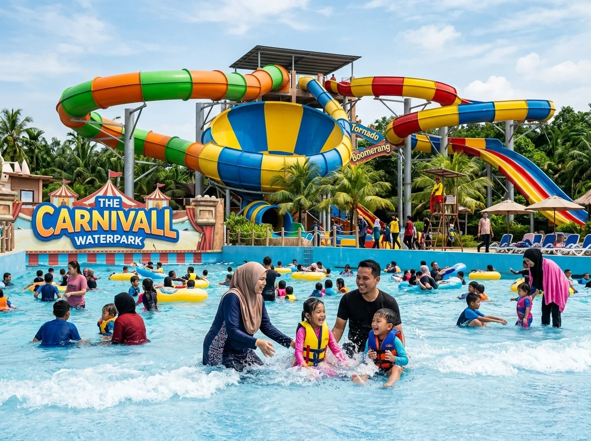 Hari 3 — The Carnivall Waterpark sebelum pulang
