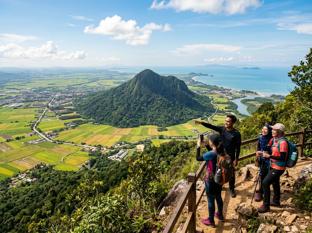 Hari 2 — Gunung Jerai atau Lembah Bujang berhampiran Sungai Petani