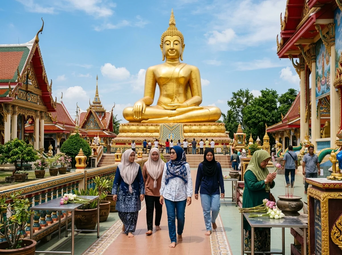 Wat Machimmaram — kuil Buddha Thai berhampiran Sungai Petani