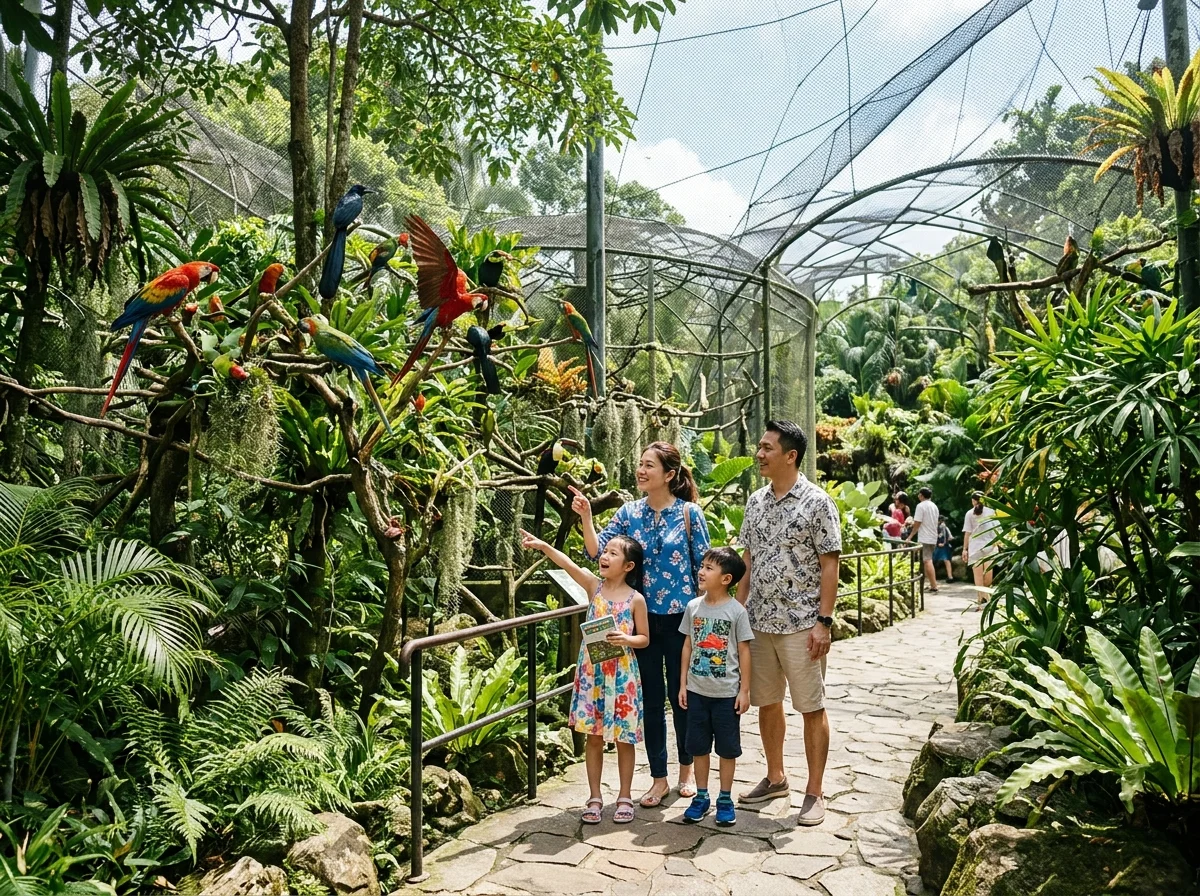 Hari 1 melawat Penang Bird Park Seberang Jaya