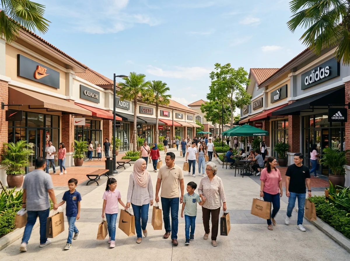 Harga outlet diskaun di Design Village Batu Kawan