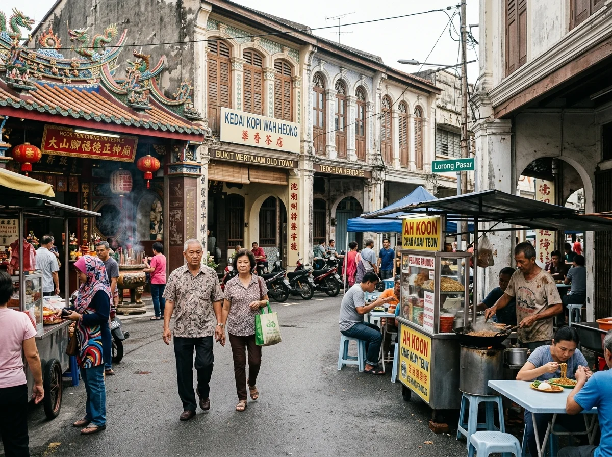 Produk tempatan dan kedai lama di pekan lama Bukit Mertajam