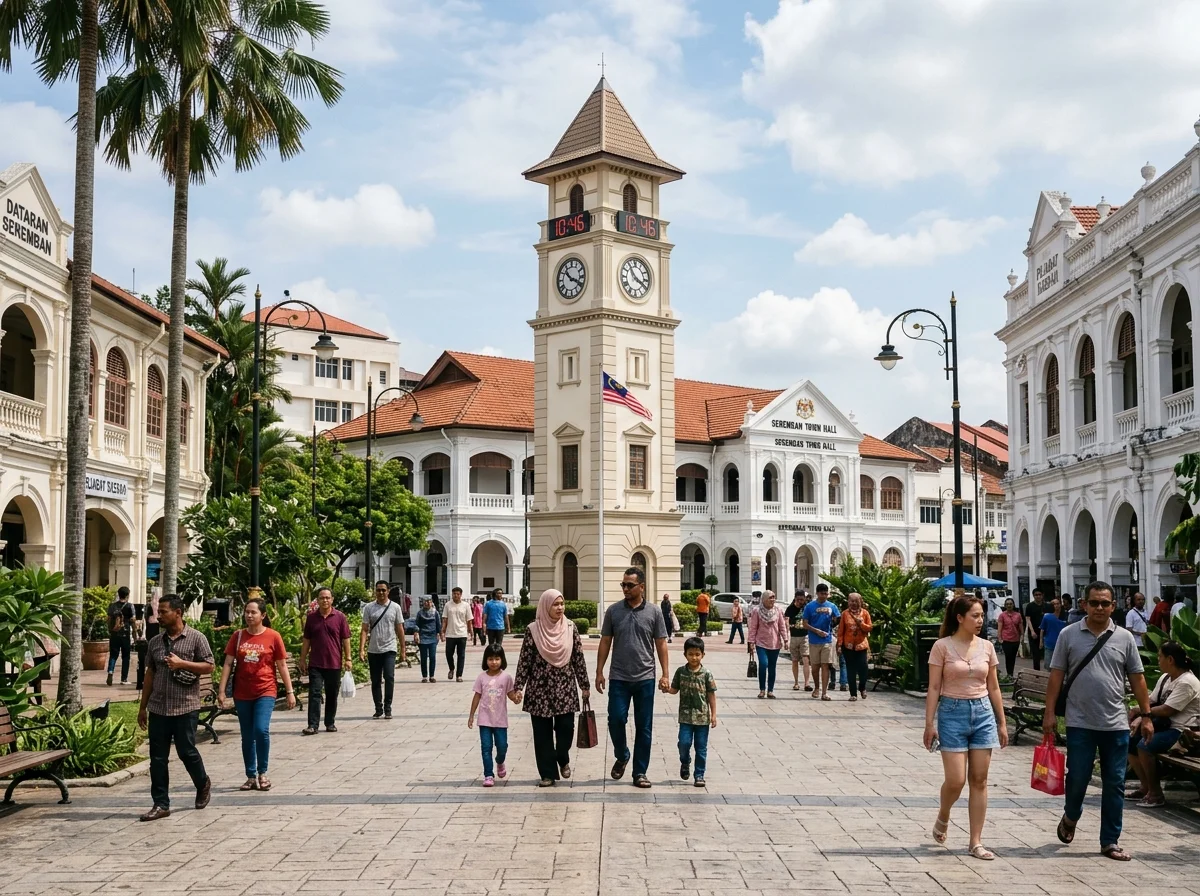 Hari 1 menjelajah pekan lama dan dataran Seremban