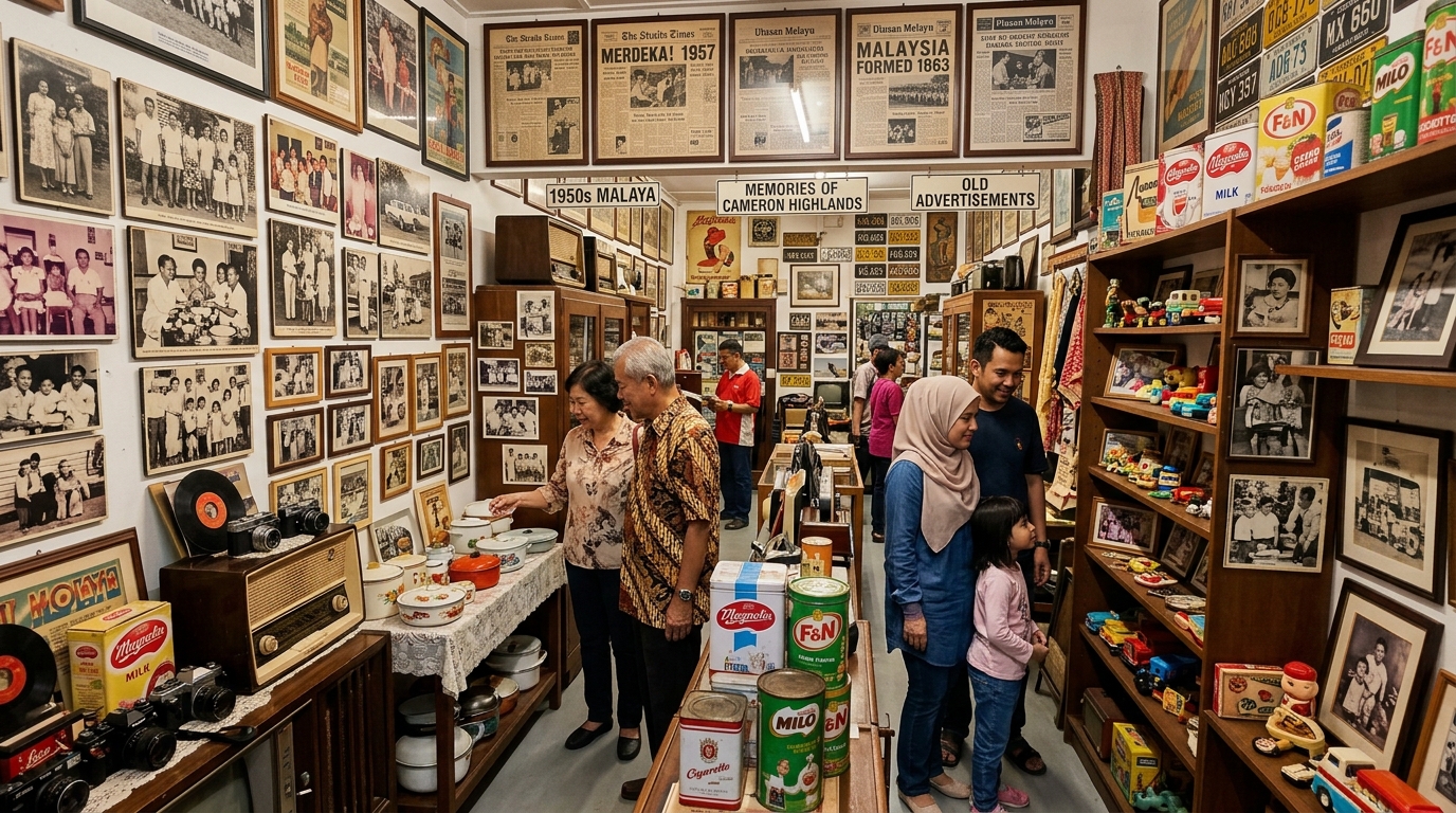 Musium memorabilia lama dengan ubahan Malaysia 1900-1980