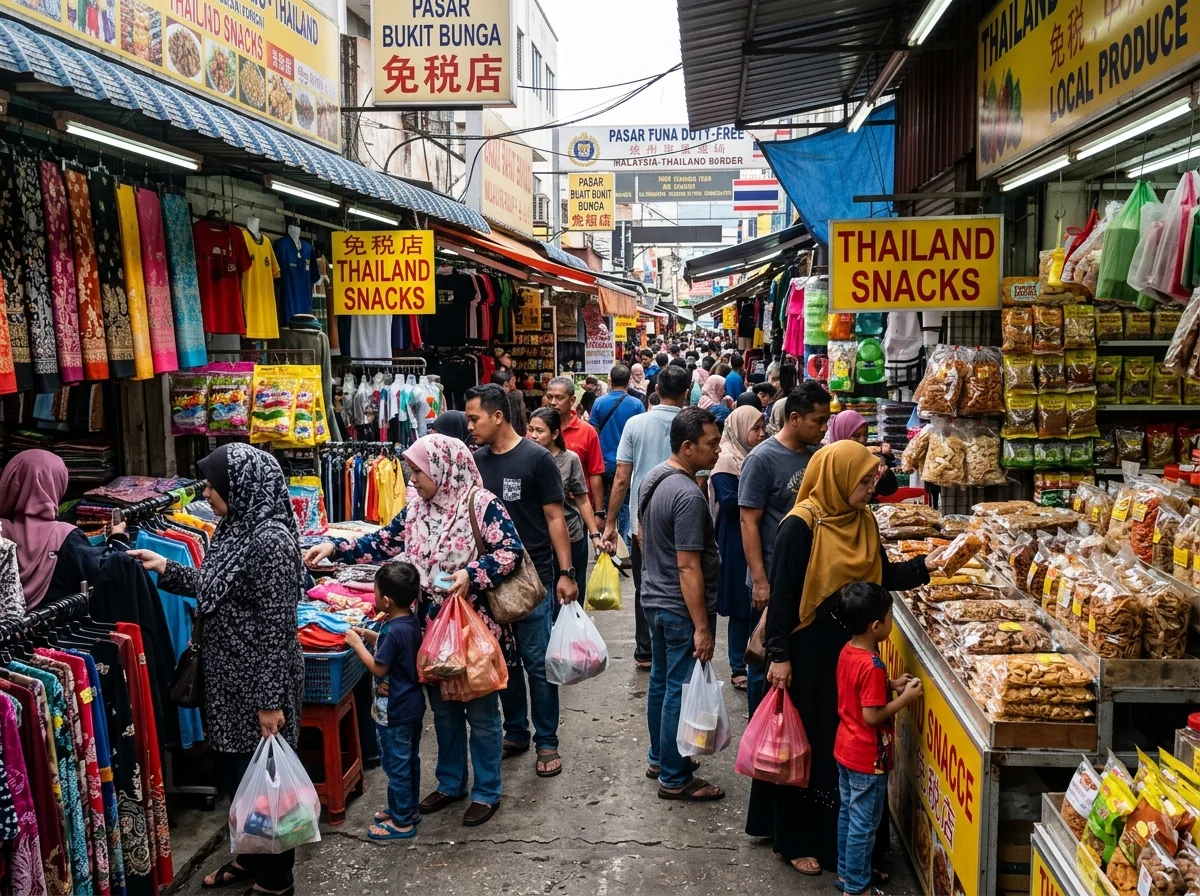 Window-shopping di zon bebas cukai Bukit Bunga