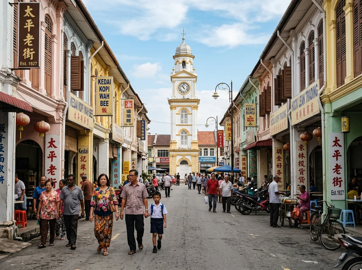 Rumah kedai warisan di pekan lama Taiping untuk membeli-belah