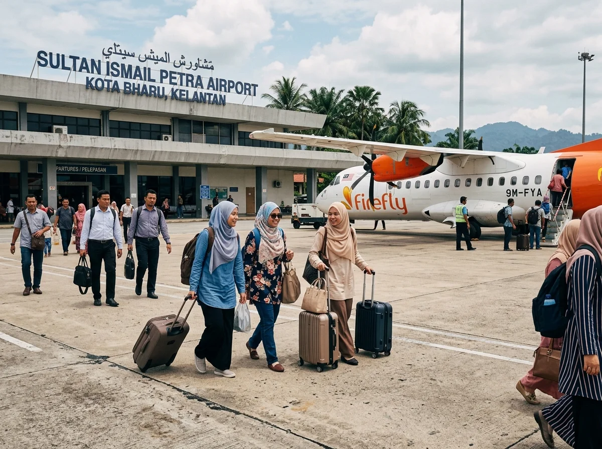 Lapangan terbang Sultan Ismail Petra di Kota Bharu