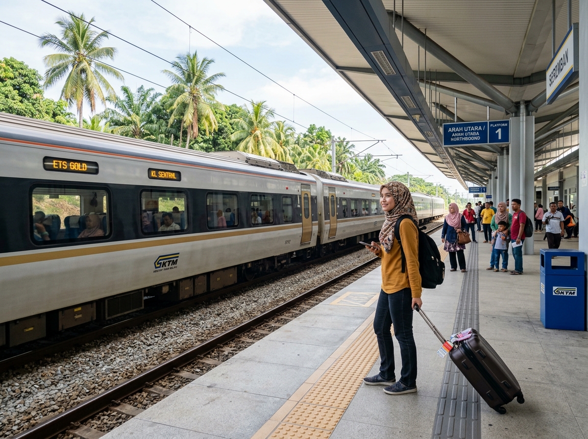Kereta api ETS ke Wakaf Baharu untuk ke Kuala Terengganu
