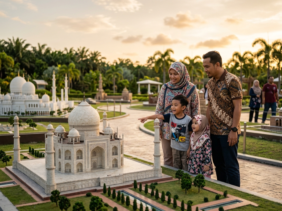 Taman Tamadun Islam dengan monumen pendidikan