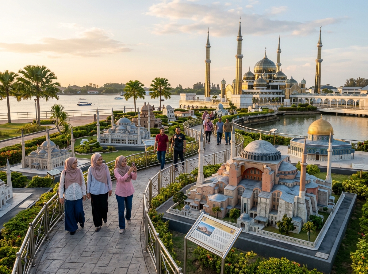 Taman Tamadun Islam di atas Pulau Wan Man