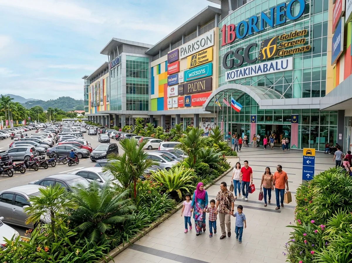 1Borneo Hypermall dari luar