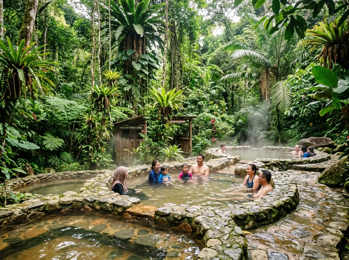 Kolam air panas Poring Hot Springs